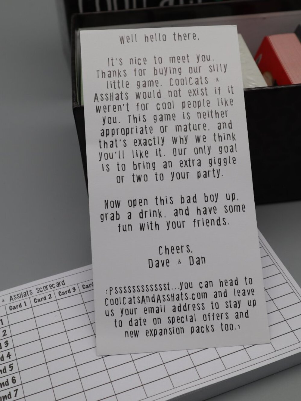 CoolCats & AssHats Adult Party Card Game Open Box A 21+ 4-20 Players Kickstarter - Picture 4 of 8